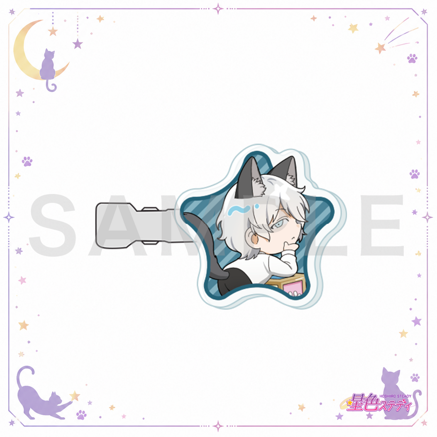 SDアクリル前髪クリップ（猫）滝リョーマ