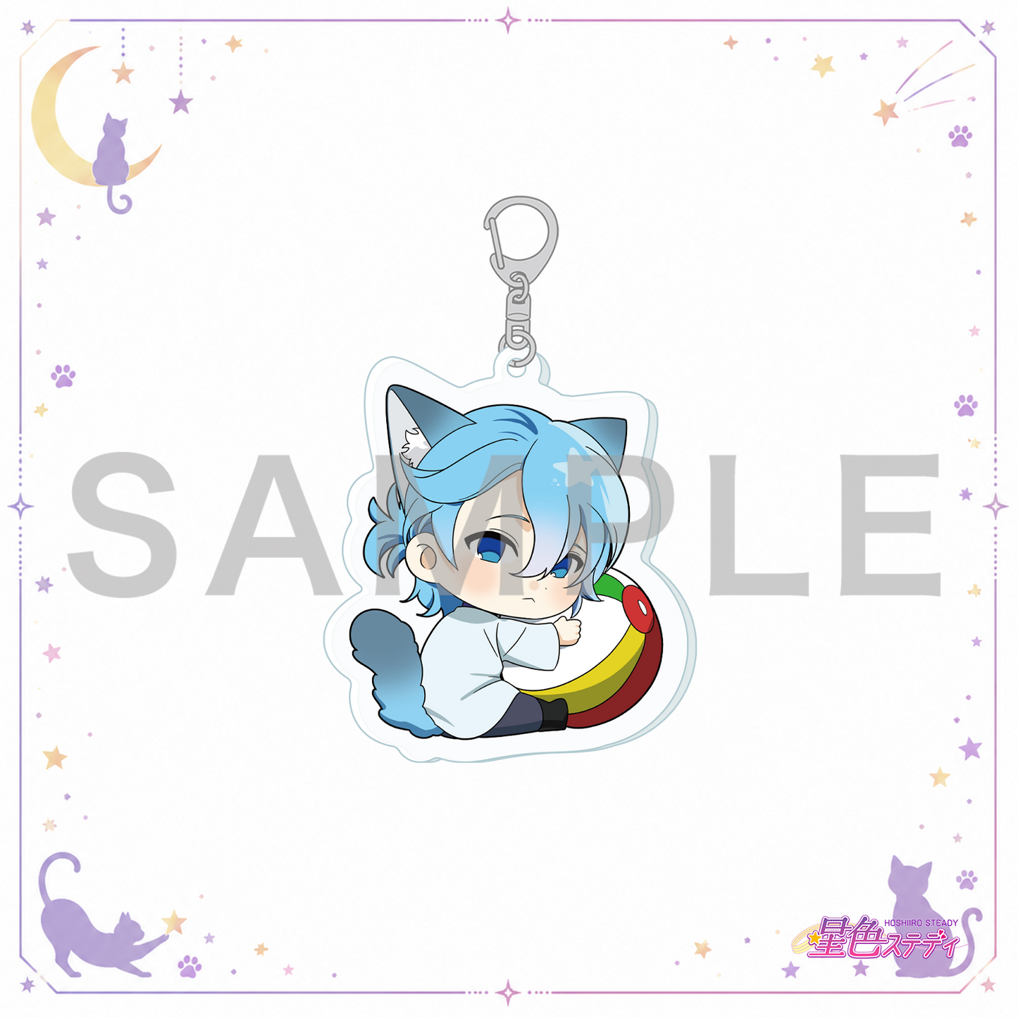 アクリルキーホルダー（猫）シオン