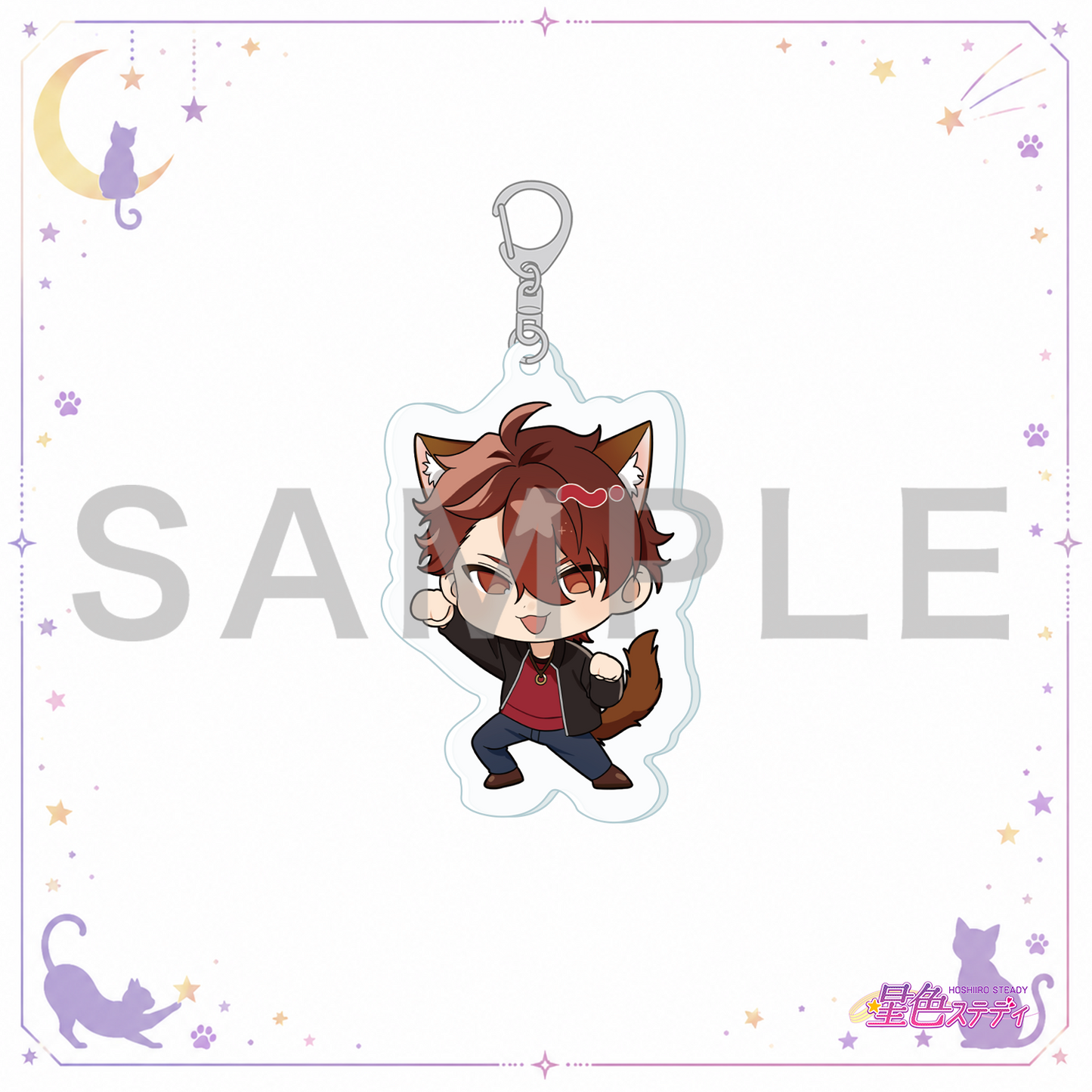 SDアクリルキーホルダー（猫）大我